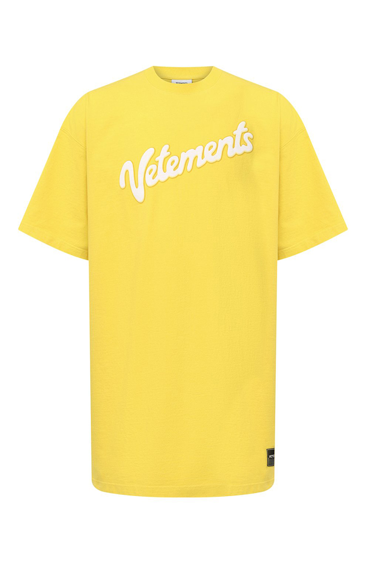 Vetements SWEET LOGO T-SHIRT--HOT YELLOW/BABY PINK/BLACK | Choice